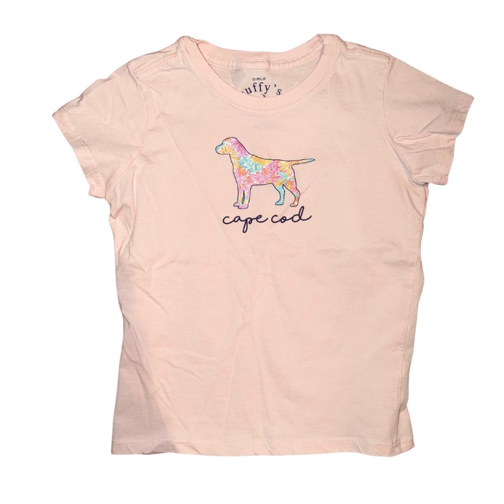 Cape Cod Cuffy’s Light Pink Dog Graphic Tee